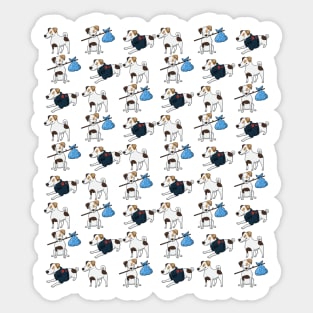 Jack Russel Terrier Dogs Sticker